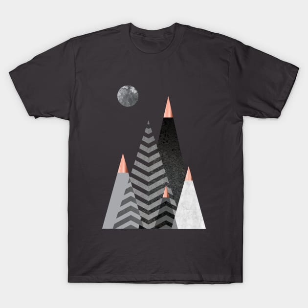 Nordic Mountains T-Shirt by UrbanEpiphany